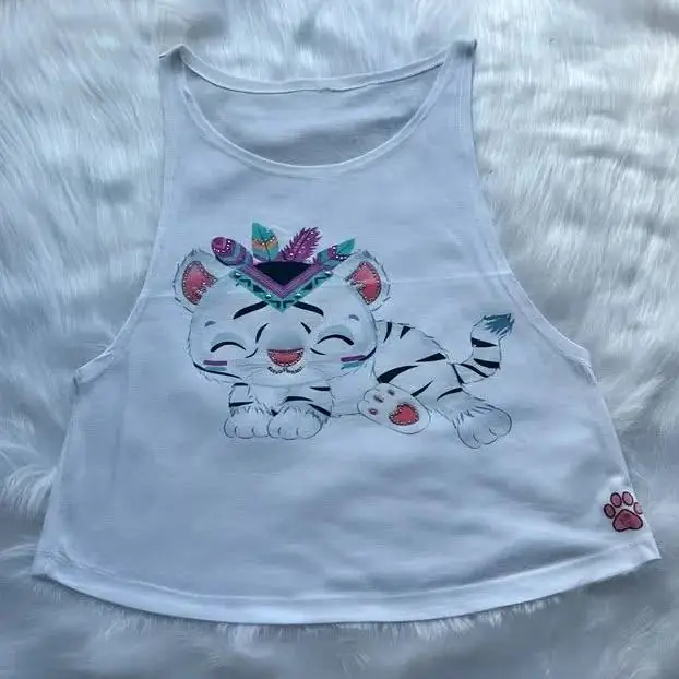 Musculosa Ancha - Sublimada con Detalles de Strass - Brillos - Diseños Unicos