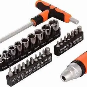 Kit Llave T Destornillador Puntas Intercambiables