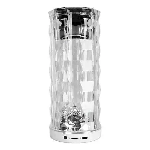 Lámpara diamante con parlante Bluetooth con luces rgb touch