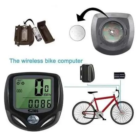 Ciclo computador velocímetro inalámbrico para bicicleta