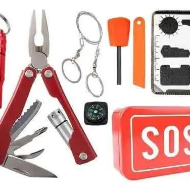 Kit de supervivencia con box metalico