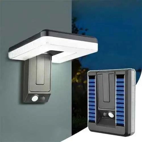 Aplique para pared solar 3 modos
