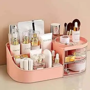 Organizador de accesorios con cajones transparentes
