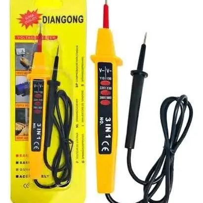 Comprobador digital para tensión de corriente 12-250v bivolt 04070