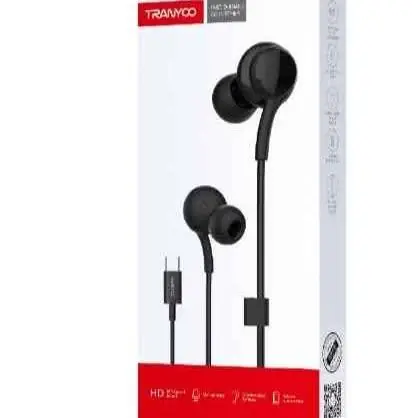 Auriculares con cable tipo c + control de volunen y micrófono