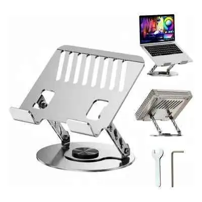 Soporte para notebook o laptop giro 360° de alumino hasta 10k