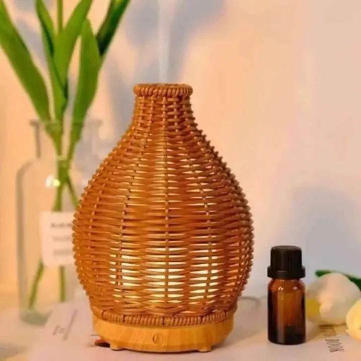 Humificador y aromatizador de ambientes estilo ratan