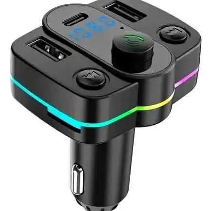 Transmisor fm Bluetooth ( carga rápida , MP3, manos libres, se)