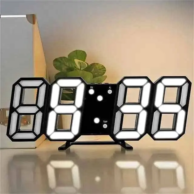 Reloj digital con alarma , temperatura y fecha