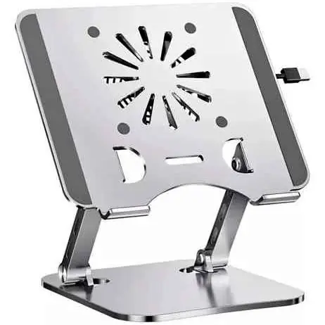 Soporte para notebook con cooler de enfriamiento, totalmente regulable