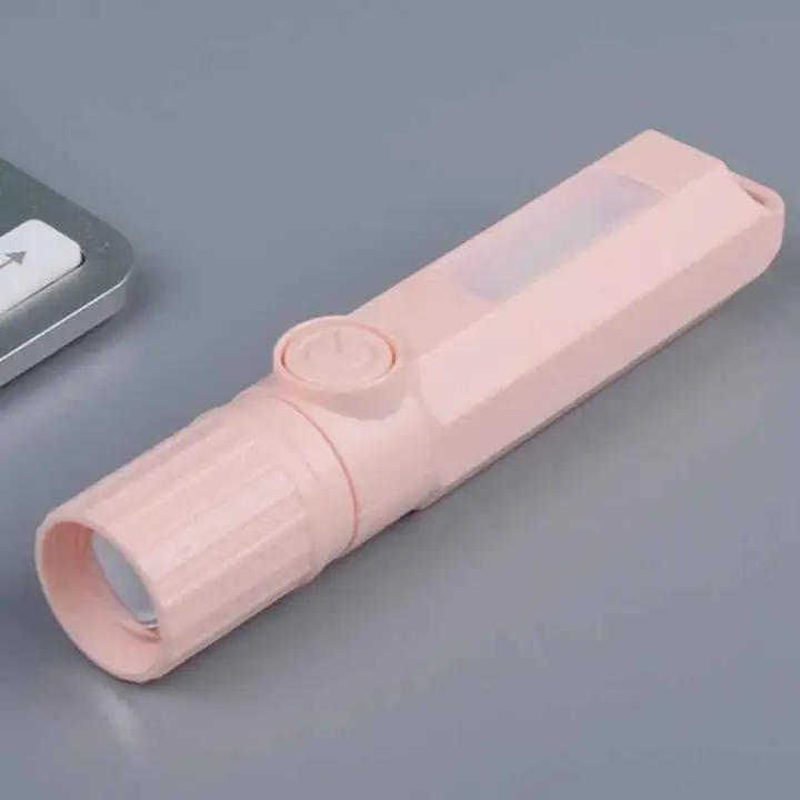 Linterna recargable con zoom , 4 modos