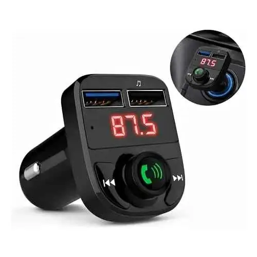 Transmisor fm Bluetooth (manos libres , USB , carga rápida ,MP3)