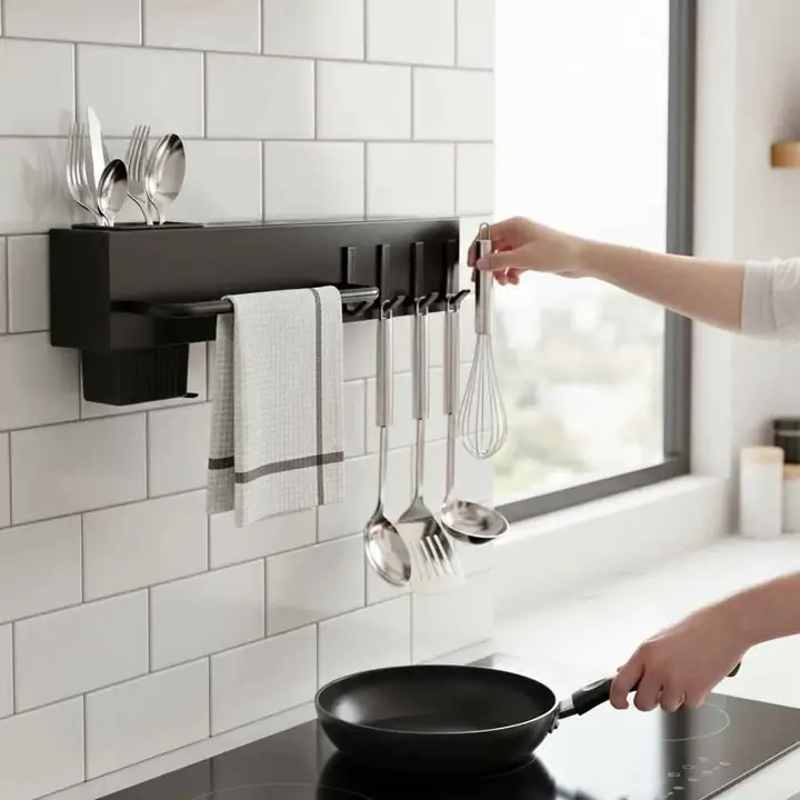 Organizador metálico para cocina 30 CM de largo