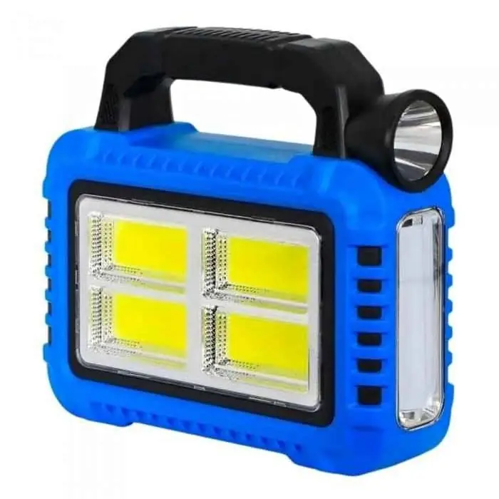 Linterna farol multifunción recargable solamente o por USB (power bank, luz fría , cálida y ambas )