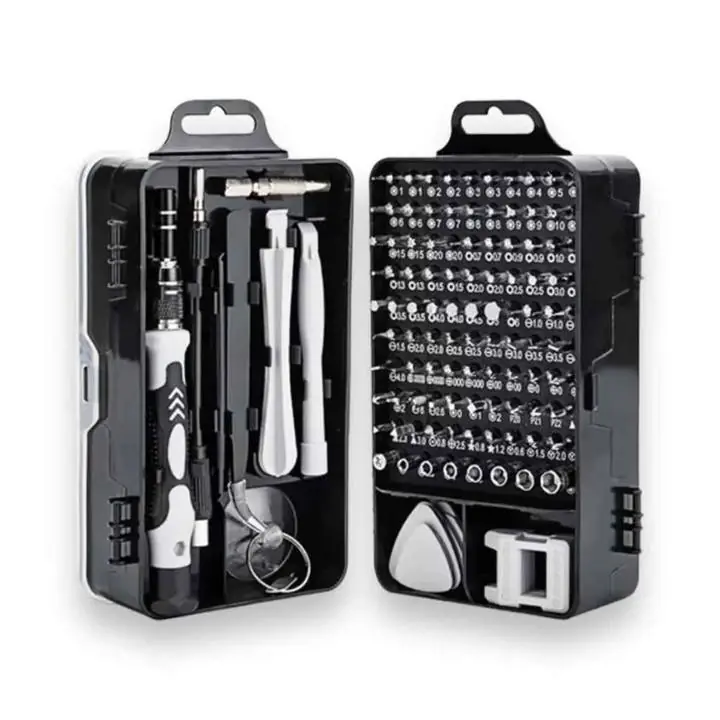 Kit Destornillador 122 Piezas Ideal para Reparar Celulares