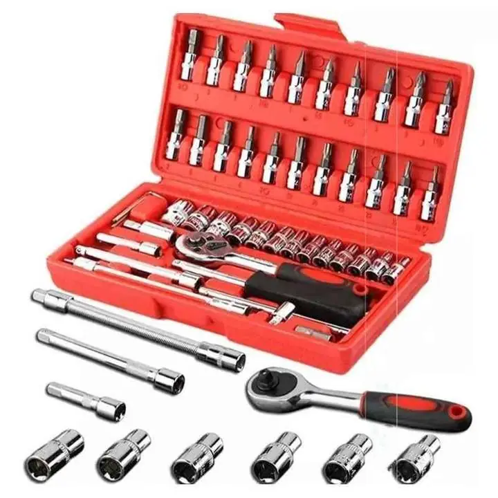 Kit de llaves tubos de 46 piezas