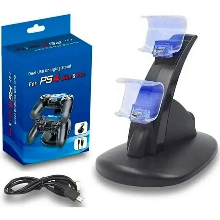 Base dual para carga de joystick ps4
