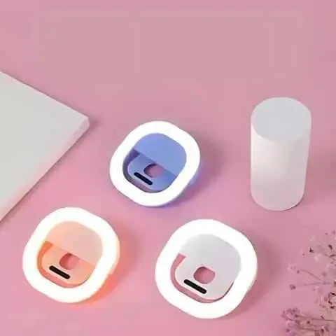 Aro de led para celular recargable