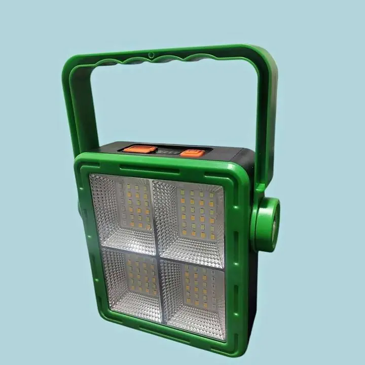 Linterna multifunción recargable por usb y solarmente ( power bank)