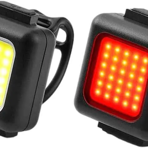 Par de luces de bici recargable delantera y trasera