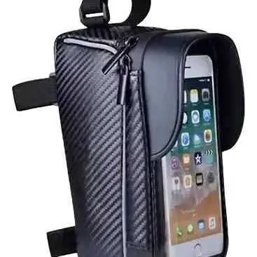 Bolso para bicicleta con porta celular