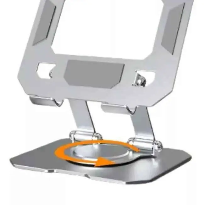 Soporte de escritorio para tablet y celular con giro de 360° totalmente regulable (metal)