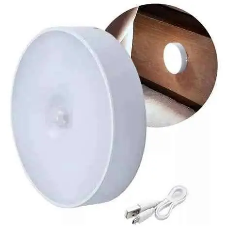 Luz led recargable con sensor de movimiento