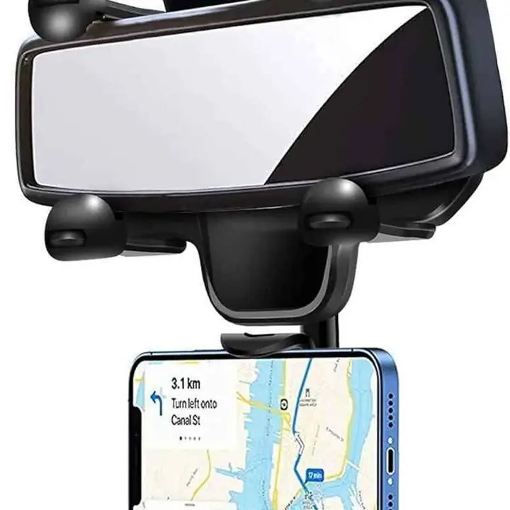 Soporte de espejo retrovisor para celular