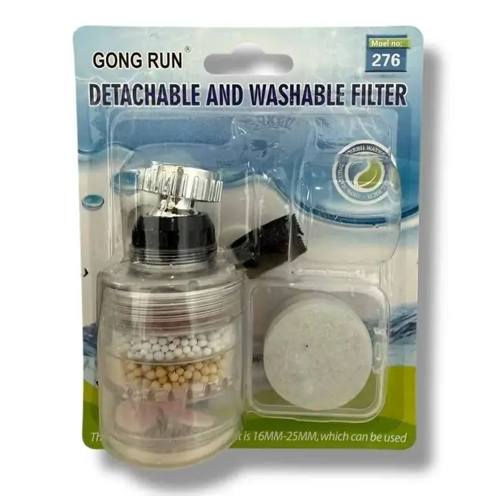 Filtro para canilla desmontable y lavable