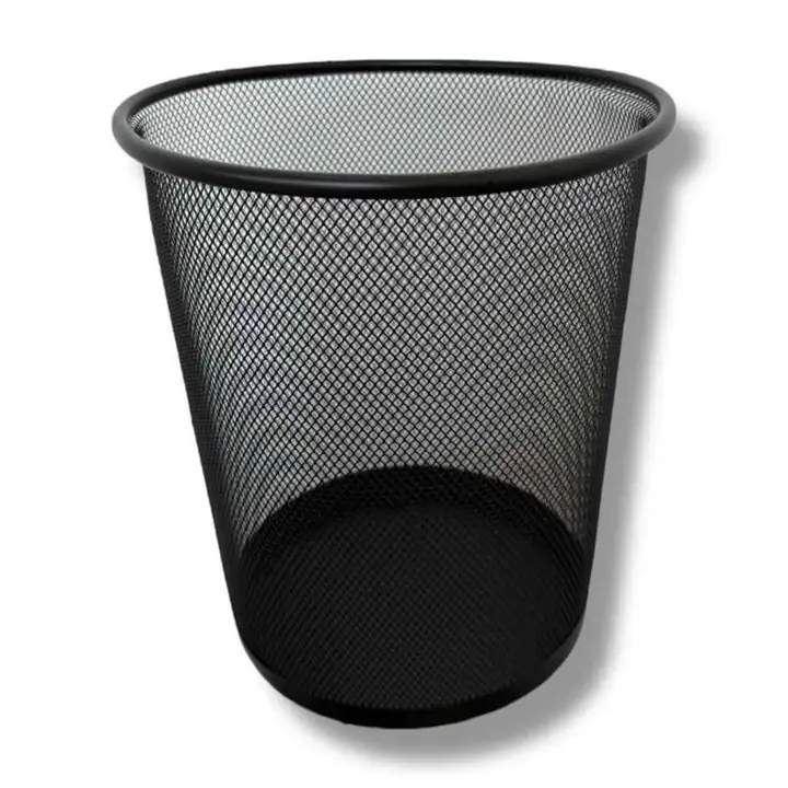 Cesto de residuos metálico con malla 30cm de altura