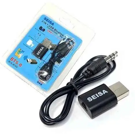 Emisor y receptor Bluetooth con alimentación usb