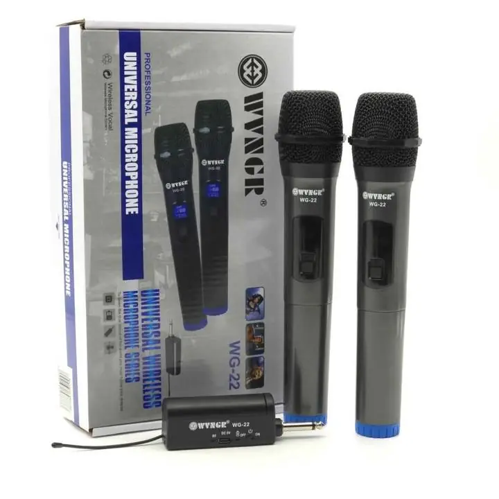 Microfonos profesionales doble WVNGR /WG-22 karaoke y 3V3NTOS