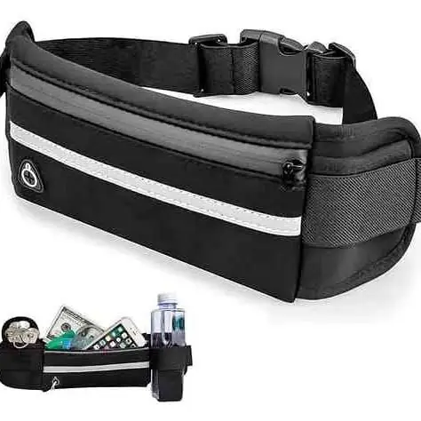 Riñonera deportiva ajustable e impermeable