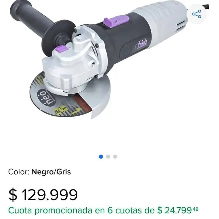 Amoladora Neo 900 w industrial igual a nueva