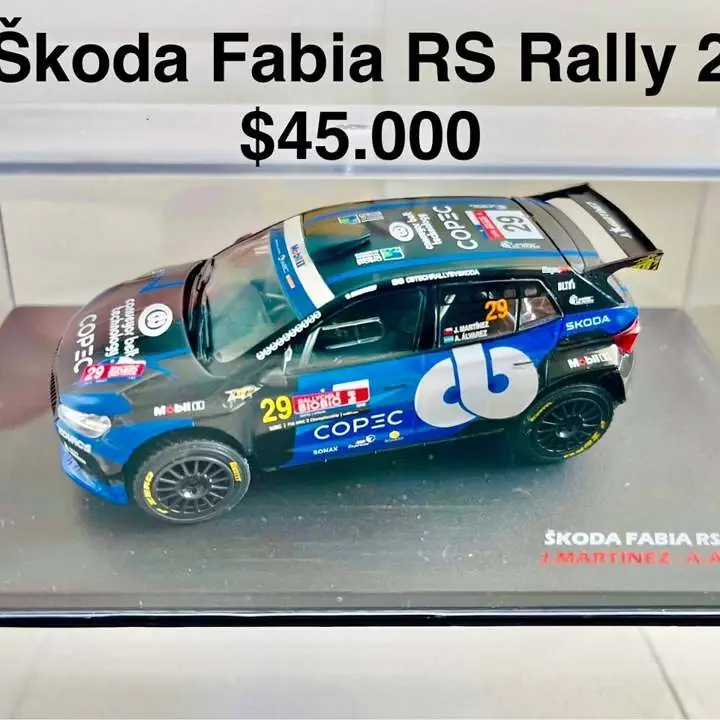 Rally Skoda Fabia RS Rally 2. Escala 1/43