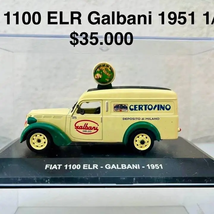 Fiat 1100 ELR - Galbani - 1951. Escala 1/43