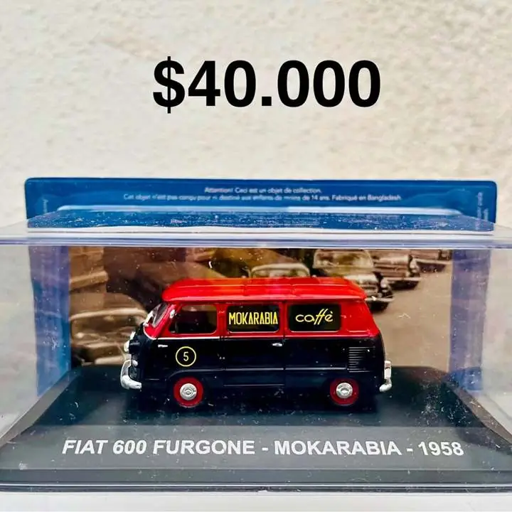 Fiat 600 Furgone Mokarabia 1958. Escala 1/43