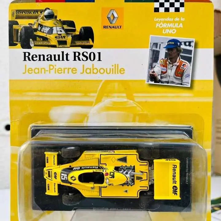 Fórmula 1 Renault RS01 - Jean Pierre Jabouille. Escala 1/43