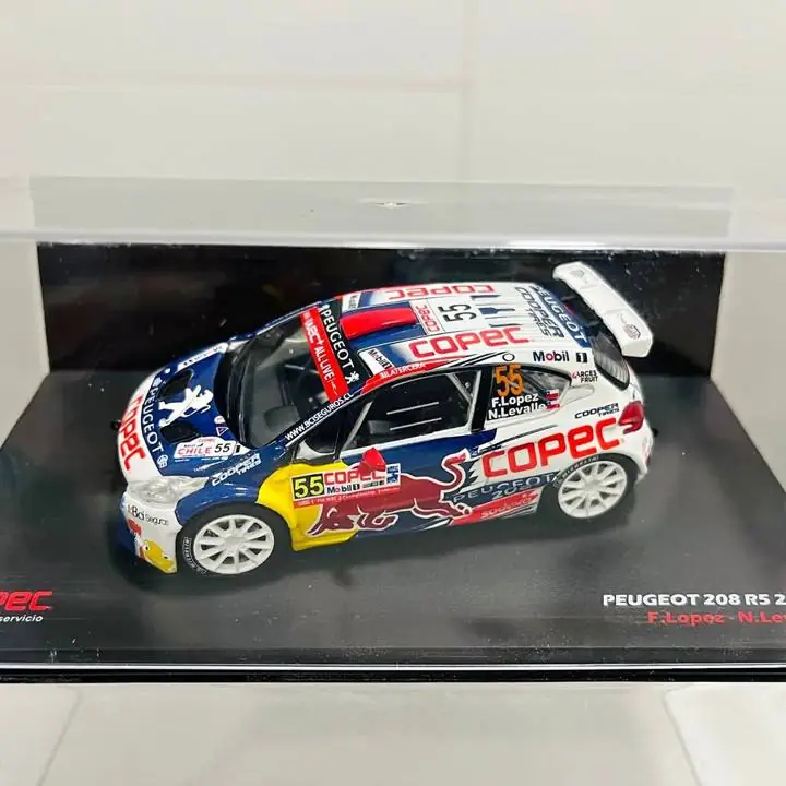 Rally Peugeot 208 RS 2019. Francisco Chaleco López. Escala 1/43