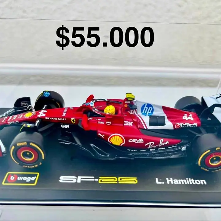 Fórmula 1 Ferrari SF-25. Lewis Hamilton. Escala 1/43