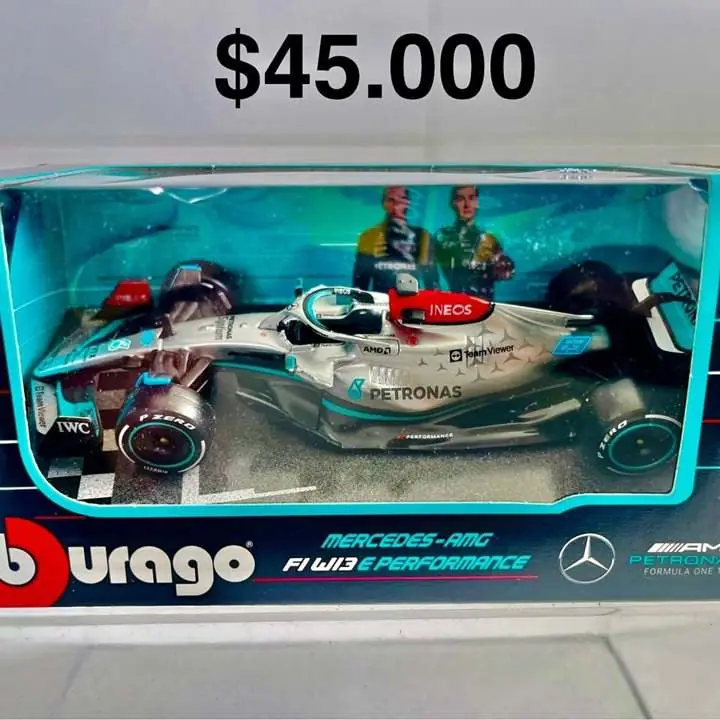 Fórmula 1 Mercedes AMG W13 E-Performance. Escala 1/43