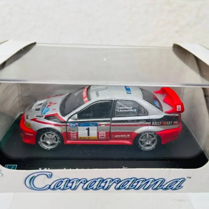Rally WRC Mitsubishi Lancer Evolution VI. T. Mäkinen. Escala 1/43