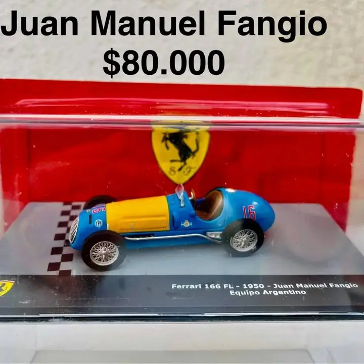 Ferrari 166 FL -1950 - Juan Manuela Fangio. Equipo Argentino. Escala 1/43