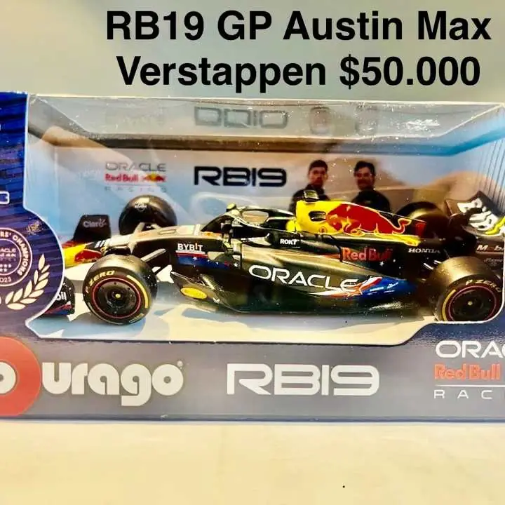 Fórmula 1 RB19 GP Austin. Max Verstappen. Escala 1/43