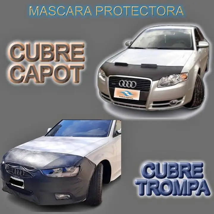 Audi Cubre Trompa Capot Y Paragolpe Cuero Ecologico P/ Vehiculos