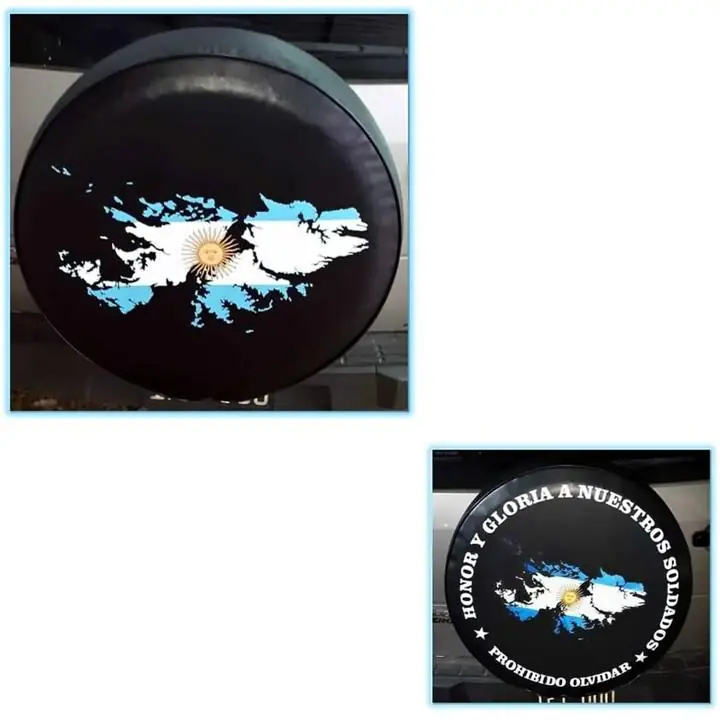 Funda Cubre Rueda de Auxilio / Islas Malvinas