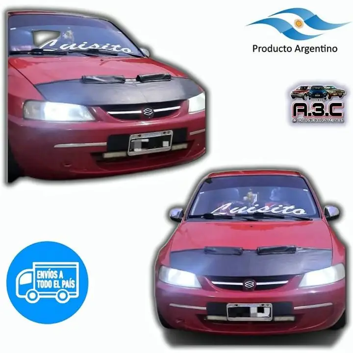 Chevrolet Celta mascara cubre capot