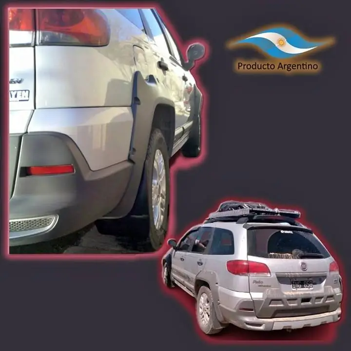 Fiat WEEKEND Barreros Rigidos Universales en P.a.d X4 Unidades