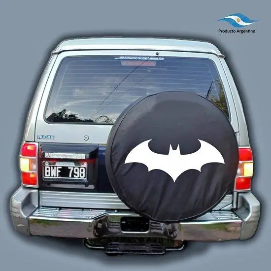 Funda Cubre Rueda Logo Ploter Personalizada Batman