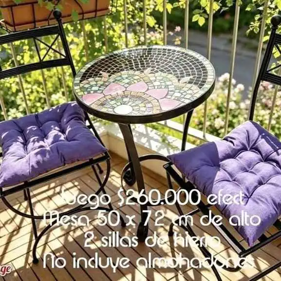 Juego de hierro y mosaico